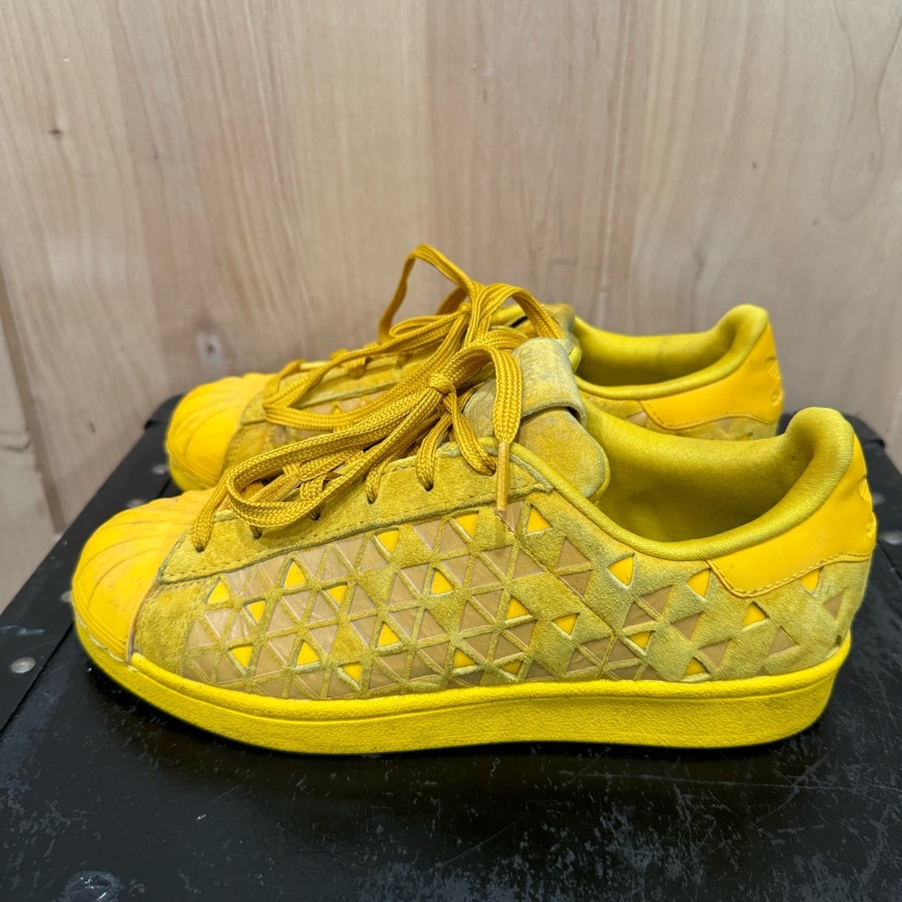 Adidas Superstar Xeno Spectrum Bogold Yellow AQ8182 Men Size 5 Pharrell Williams - Picture 8 of 14